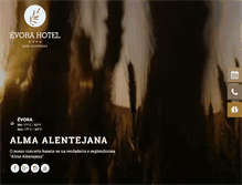 Tablet Screenshot of evorahotel.pt